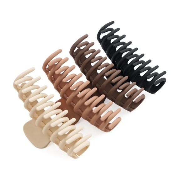 Hair Claw Clips 4pks - Picture 2 of 2